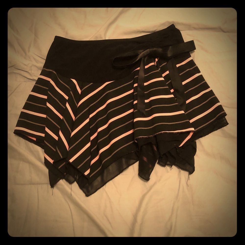 Black and pink skirt